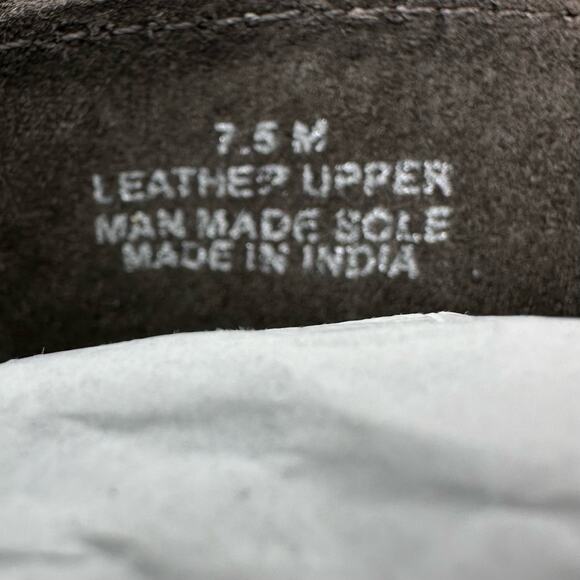 Diba Bailey Suede Ankle Bootie Wedge Heel Round Toe Ruched Gray Womens US7.5M - Picture 7 of 9